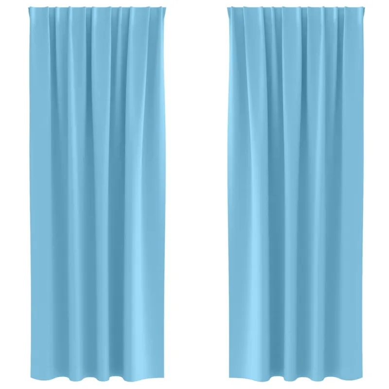 Užuolaidos su žiedais, blokuojančios šviesą 2 pcs