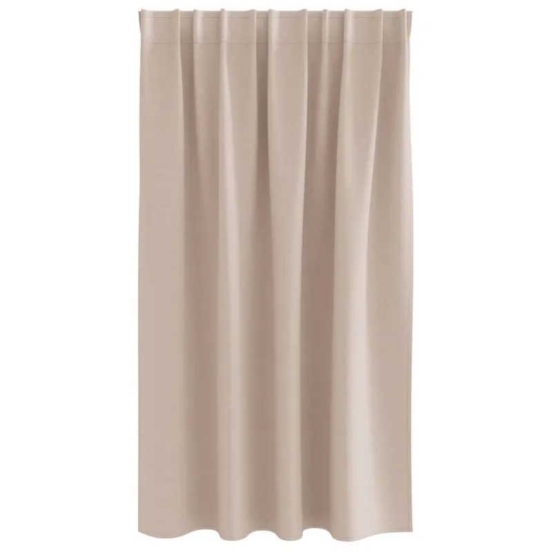 Užuolaidos su žiedais, blokuojančios šviesą 2 pcs Taupe