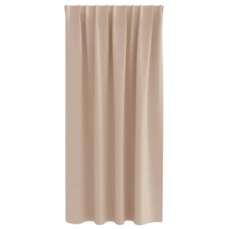 Užuolaidos su žiedais, blokuojančios šviesą 2 pcs Taupe