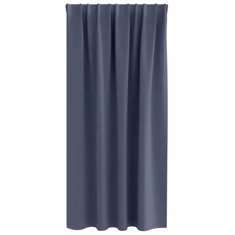 Užuolaidos su žiedais, blokuojančios šviesą 2 pcs Antracitas