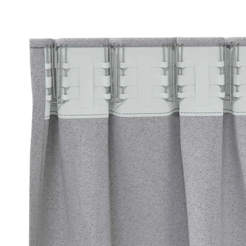 Užuolaidos su žiedais, blokuojančios šviesą 2 pcs