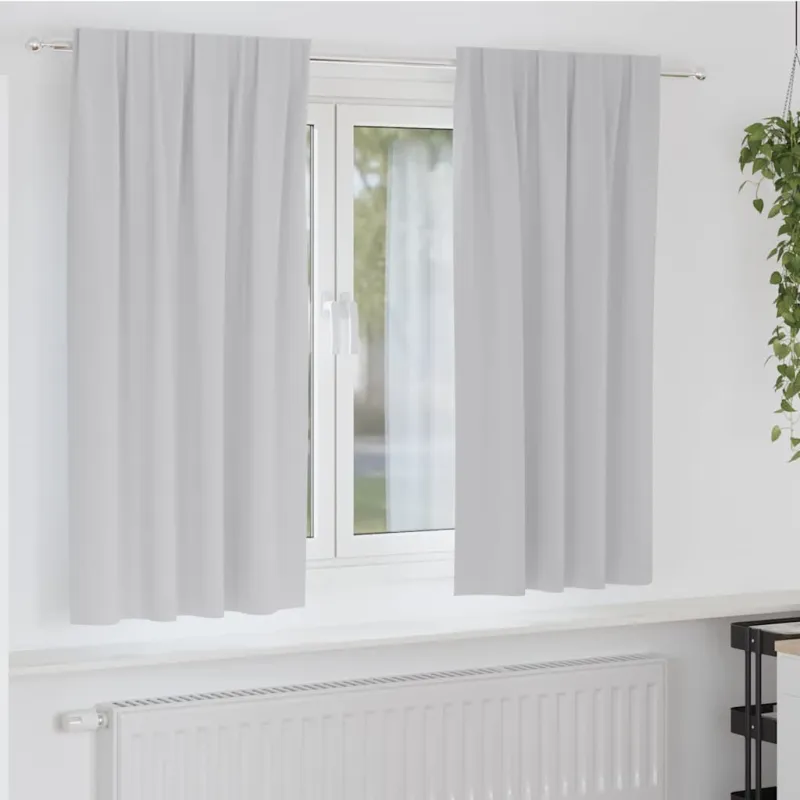 Užuolaidos su žiedais, blokuojančios šviesą 2 pcs