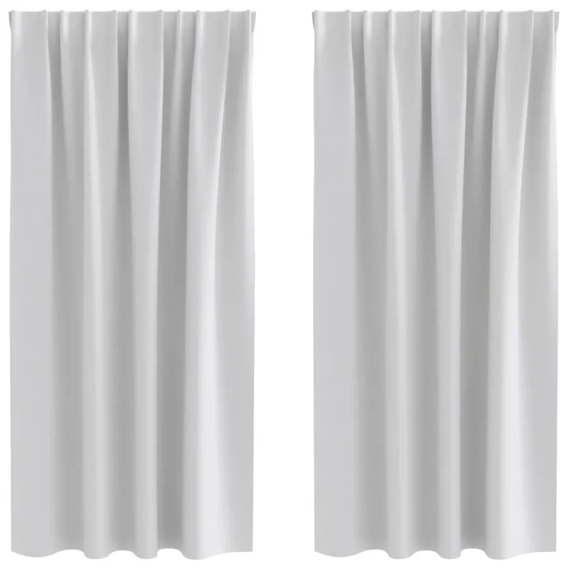 Užuolaidos su žiedais, blokuojančios šviesą 2 pcs