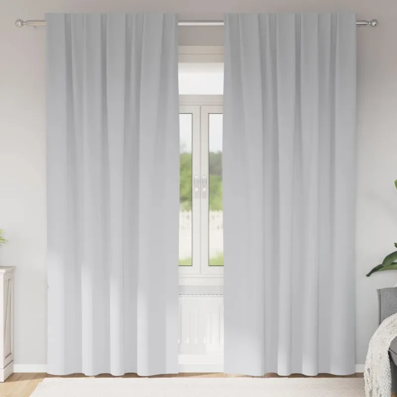 Užuolaidos su žiedais, blokuojančios šviesą 2 pcs