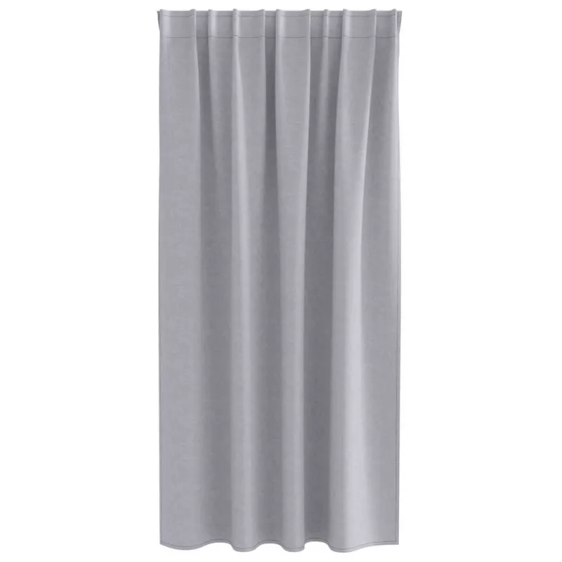 Užuolaidos su žiedais, blokuojančios šviesą 2 pcs Metalo pilka