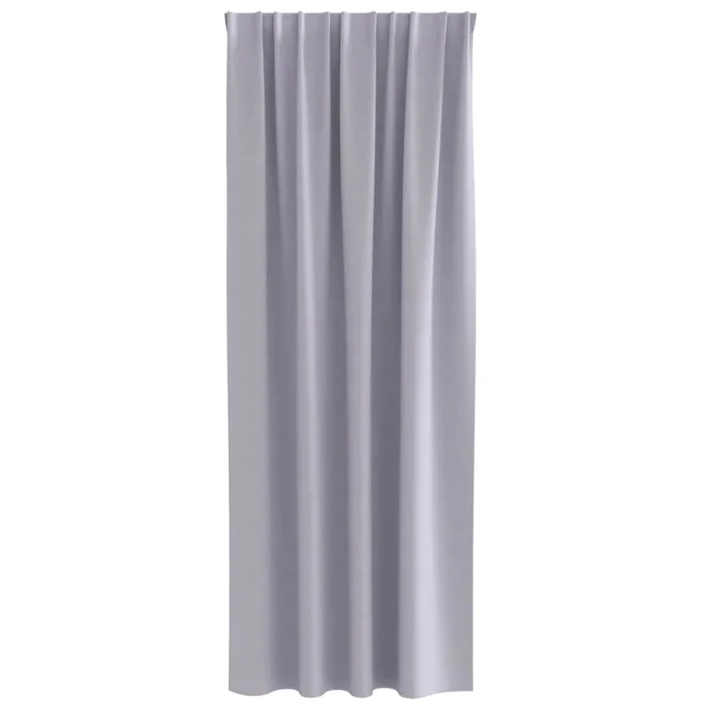 Užuolaidos su žiedais, blokuojančios šviesą 2 pcs Metalo pilka