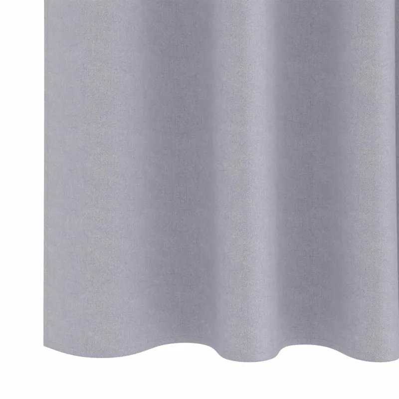 Užuolaidos su žiedais, blokuojančios šviesą 2 pcs Metalo pilka