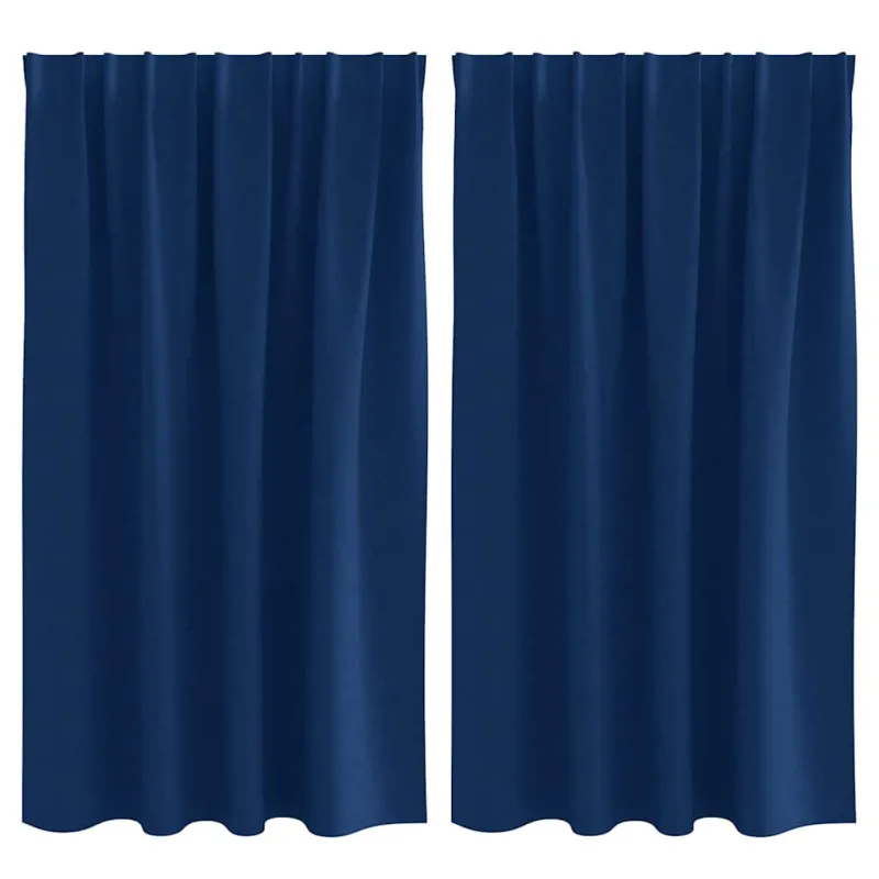 Užuolaidos su žiedais, blokuojančios šviesą 2 pcs