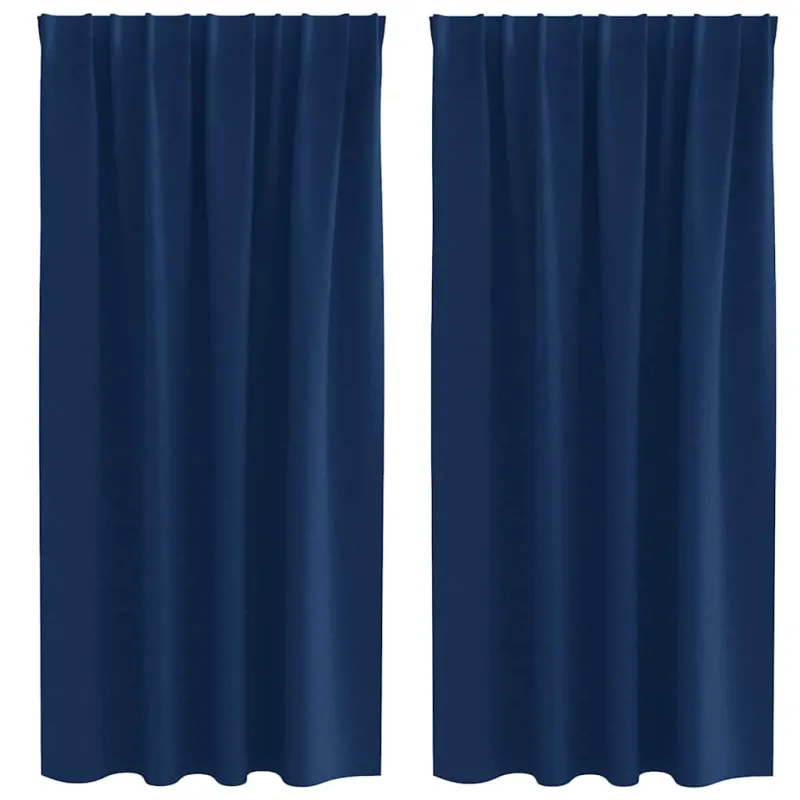 Užuolaidos su žiedais, blokuojančios šviesą 2 pcs