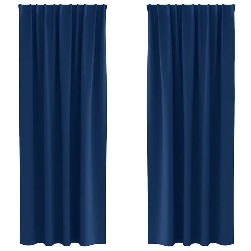 Užuolaidos su žiedais, blokuojančios šviesą 2 pcs