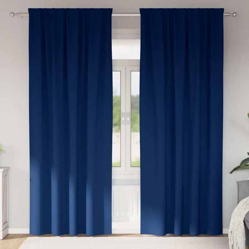 Užuolaidos su žiedais, blokuojančios šviesą 2 pcs