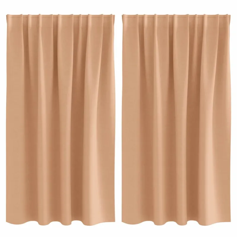 Užuolaidos su žiedais, blokuojančios šviesą 2 pcs