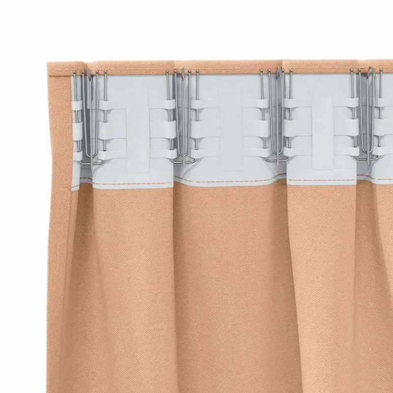 Užuolaidos su žiedais, blokuojančios šviesą 2 pcs