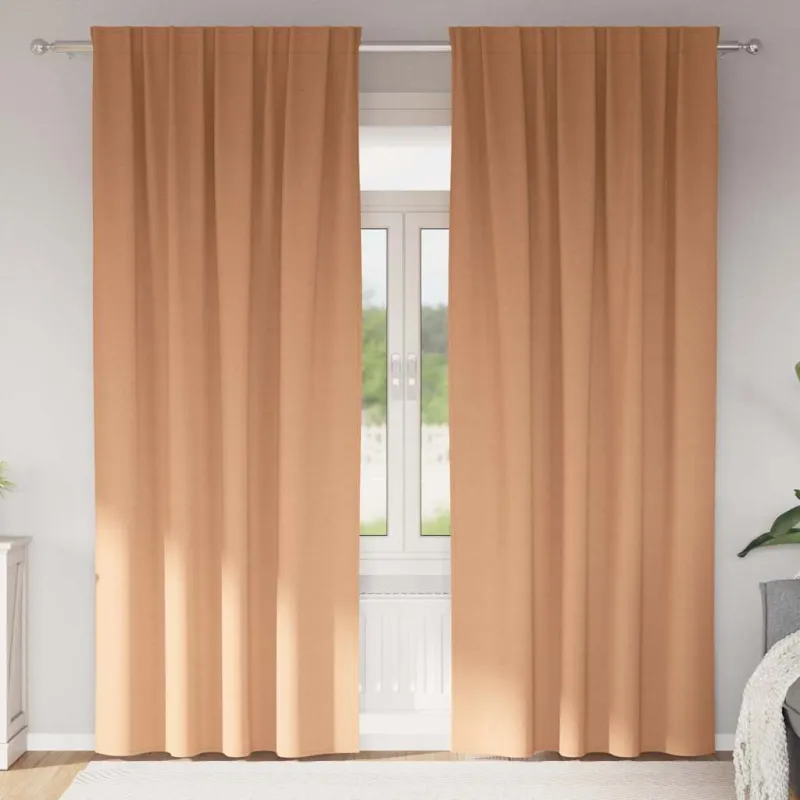 Užuolaidos su žiedais, blokuojančios šviesą 2 pcs