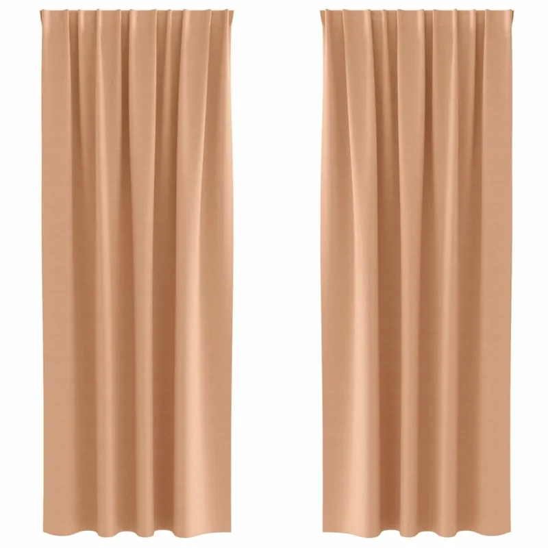 Užuolaidos su žiedais, blokuojančios šviesą 2 pcs