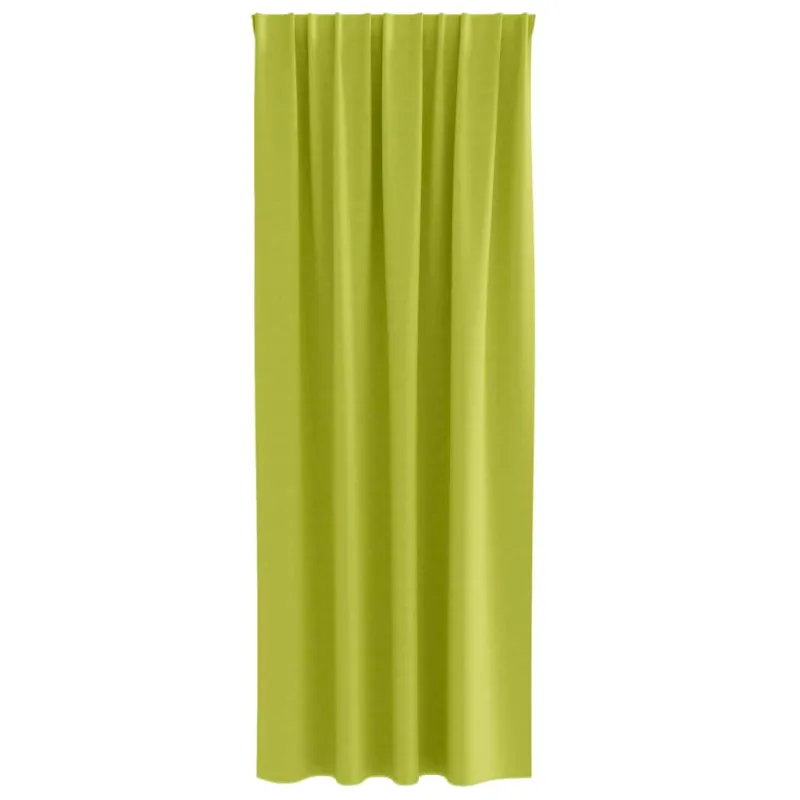 Užuolaidos su žiedais, blokuojančios šviesą 2 pcs Žalia