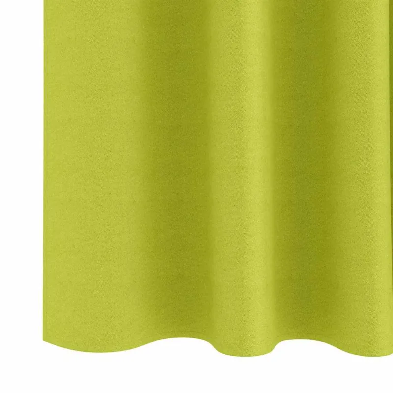 Užuolaidos su žiedais, blokuojančios šviesą 2 pcs Žalia