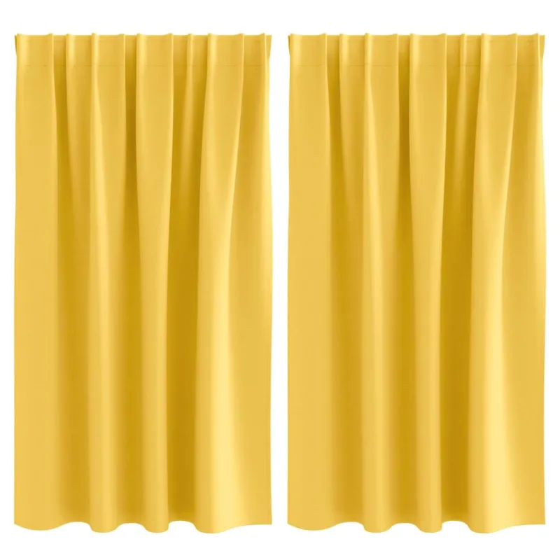 Užuolaidos su žiedais, blokuojančios šviesą 2 pcs