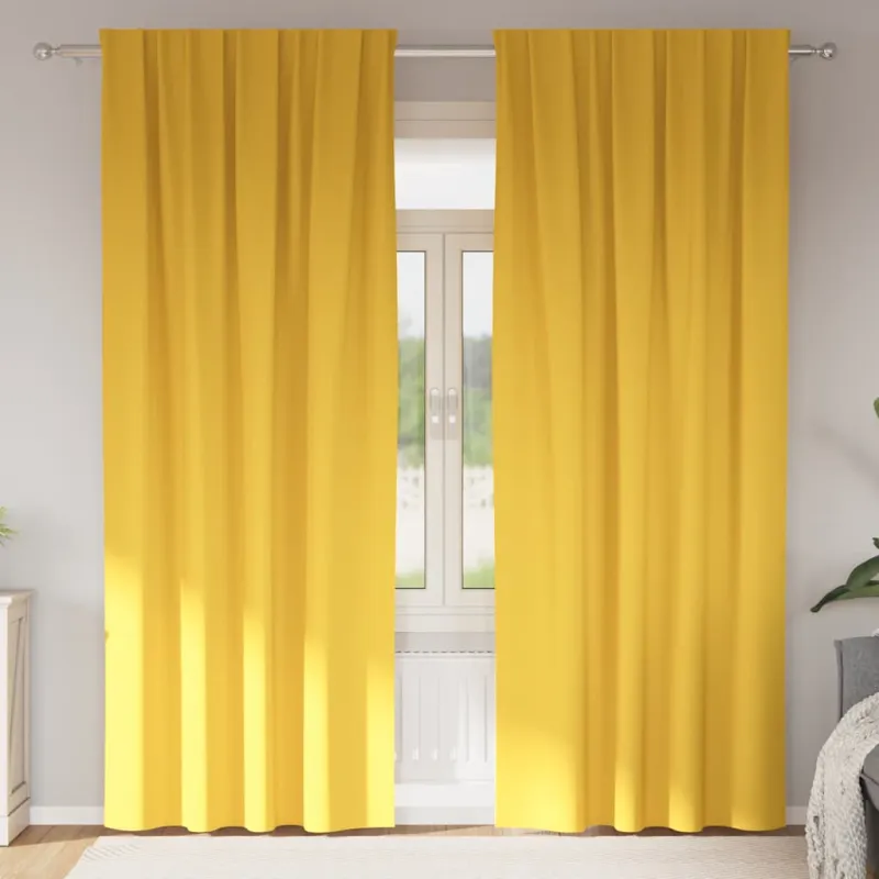 Užuolaidos su žiedais, blokuojančios šviesą 2 pcs