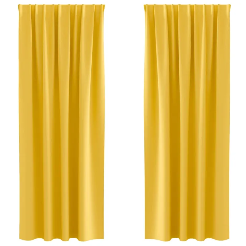 Užuolaidos su žiedais, blokuojančios šviesą 2 pcs