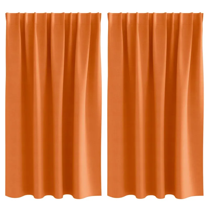 Užuolaidos su žiedais, blokuojančios šviesą 2 pcs