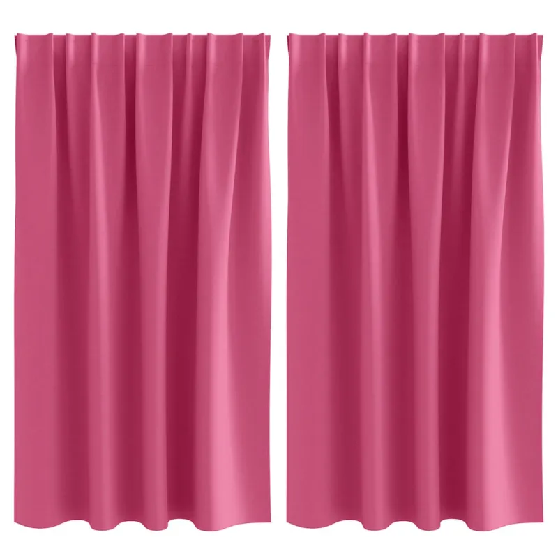 Užuolaidos su žiedais, blokuojančios šviesą 2 pcs