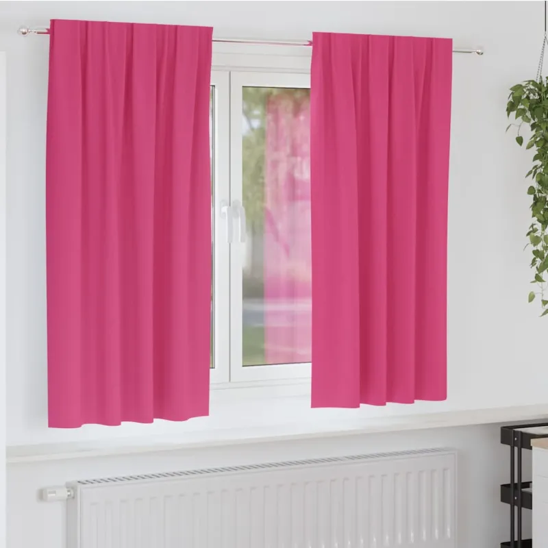 Užuolaidos su žiedais, blokuojančios šviesą 2 pcs