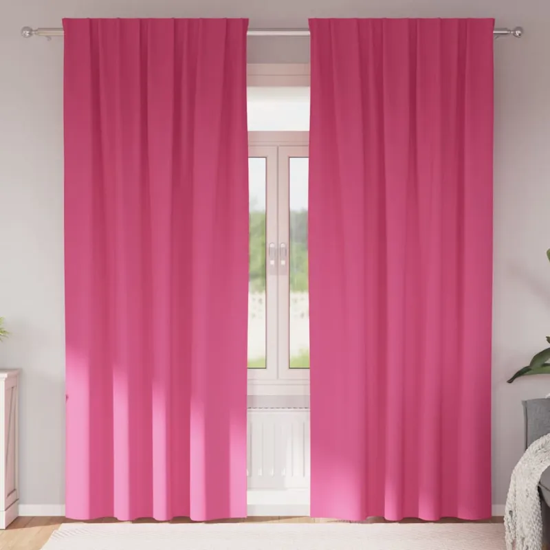 Užuolaidos su žiedais, blokuojančios šviesą 2 pcs