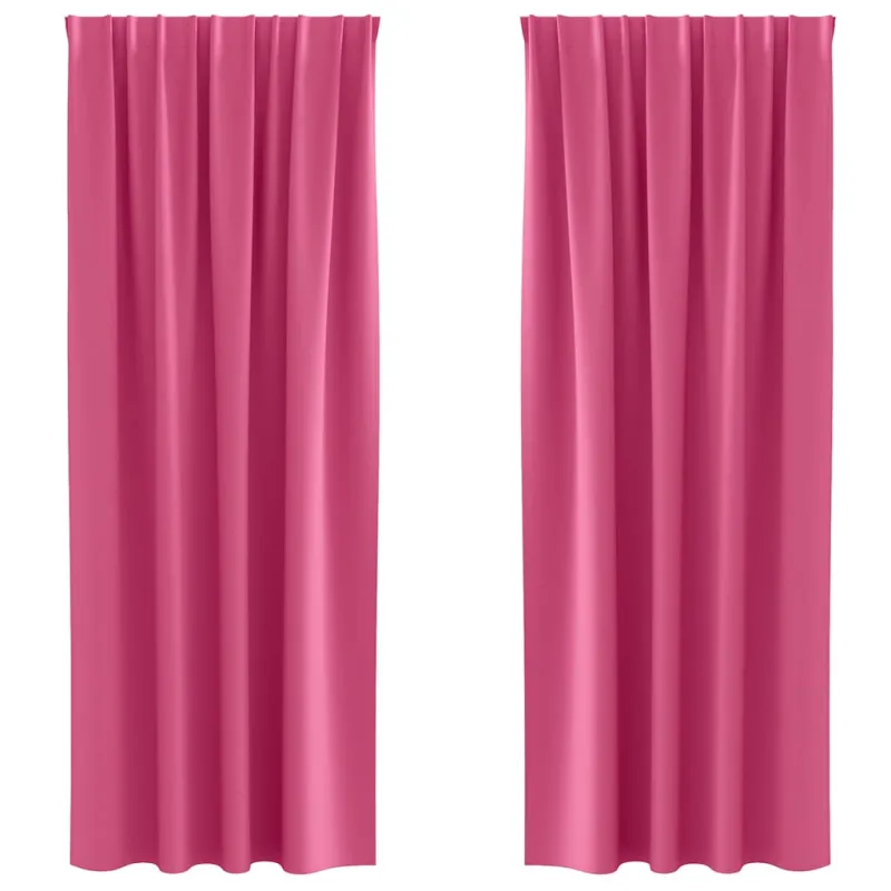 Užuolaidos su žiedais, blokuojančios šviesą 2 pcs