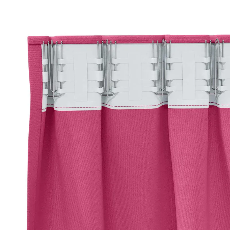 Užuolaidos su žiedais, blokuojančios šviesą 2 pcs
