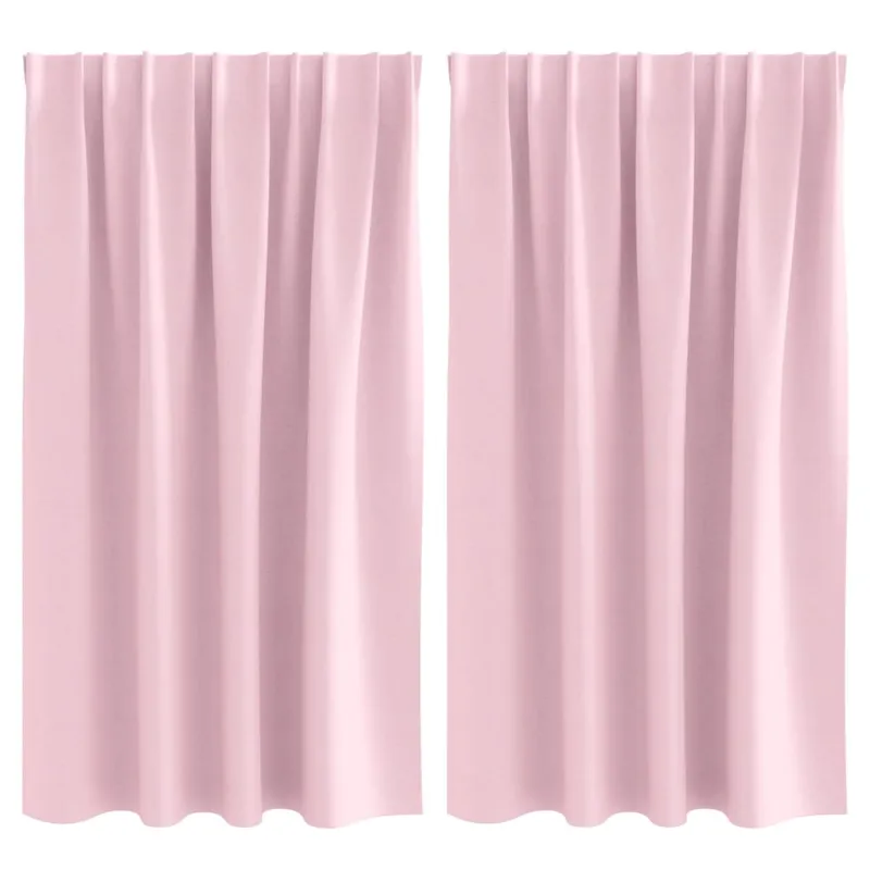 Užuolaidos su žiedais, blokuojančios šviesą 2 pcs