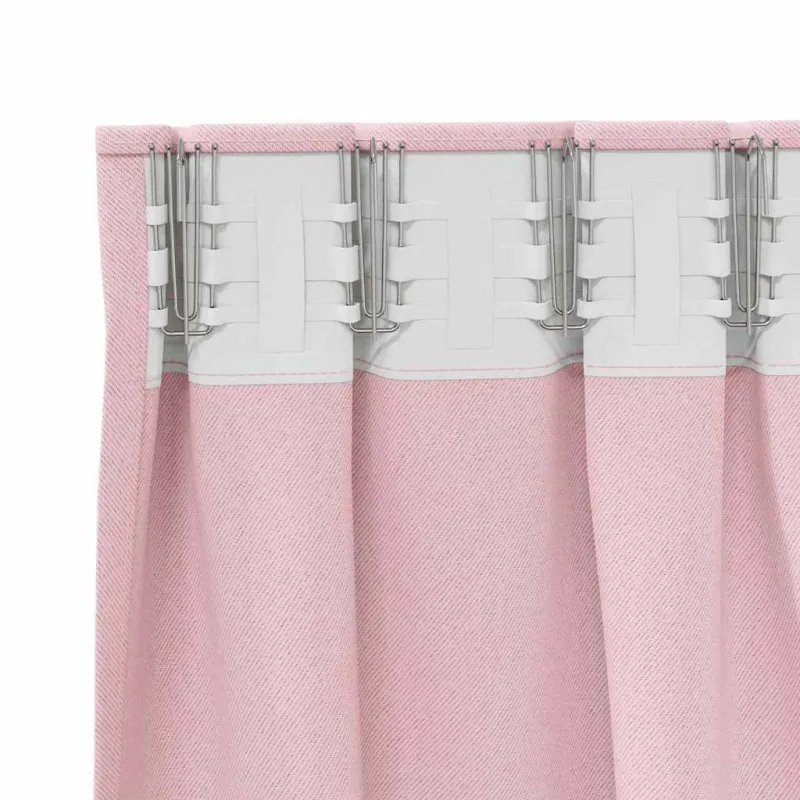 Užuolaidos su žiedais, blokuojančios šviesą 2 pcs