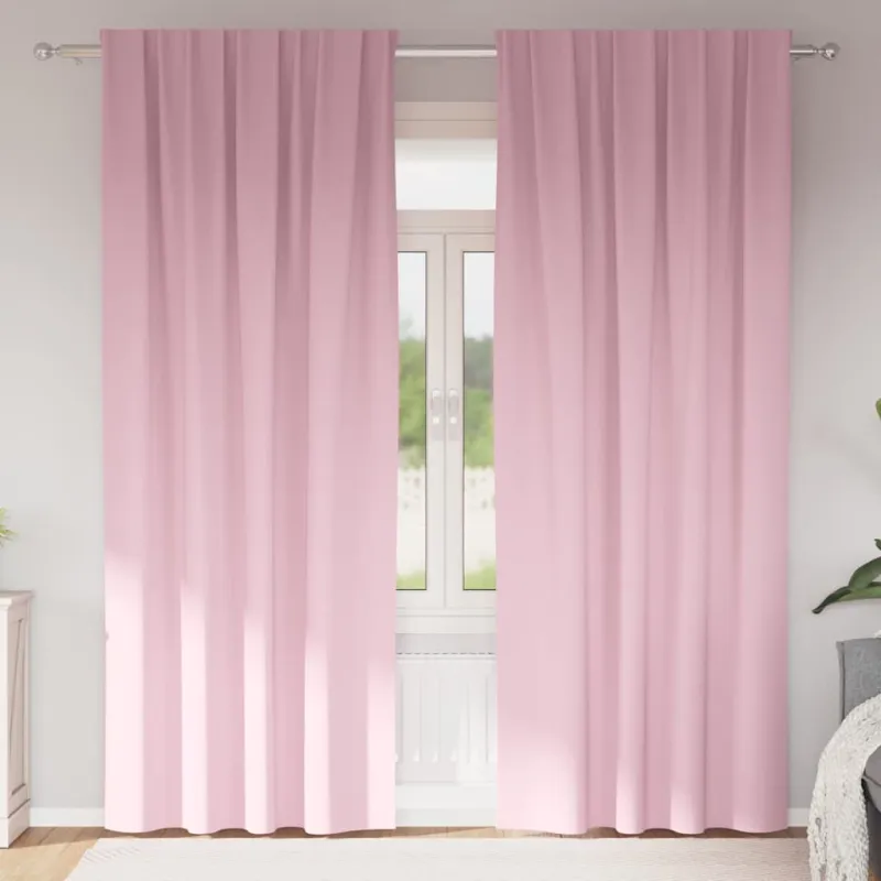 Užuolaidos su žiedais, blokuojančios šviesą 2 pcs
