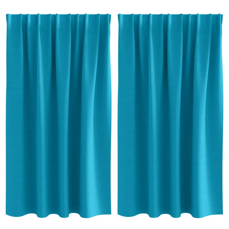 Užuolaidos su žiedais, blokuojančios šviesą 2 pcs Turkio