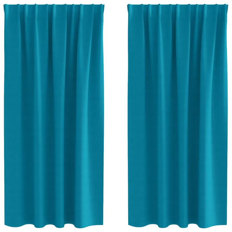 Užuolaidos su žiedais, blokuojančios šviesą 2 pcs Turkio