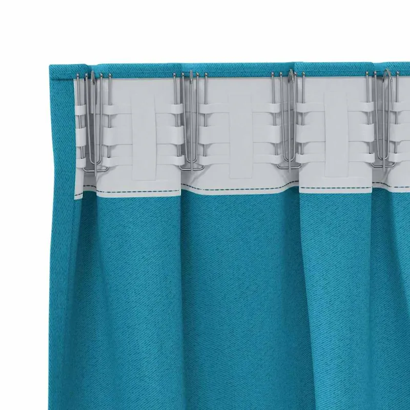Užuolaidos su žiedais, blokuojančios šviesą 2 pcs Turkio