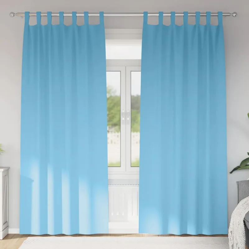Užuolaidos su žiedais, blokuojančios šviesą 2 pcs