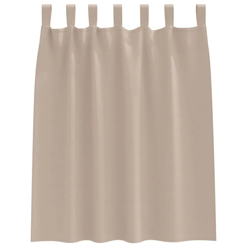 Užuolaidos su žiedais, blokuojančios šviesą 2 pcs Taupe