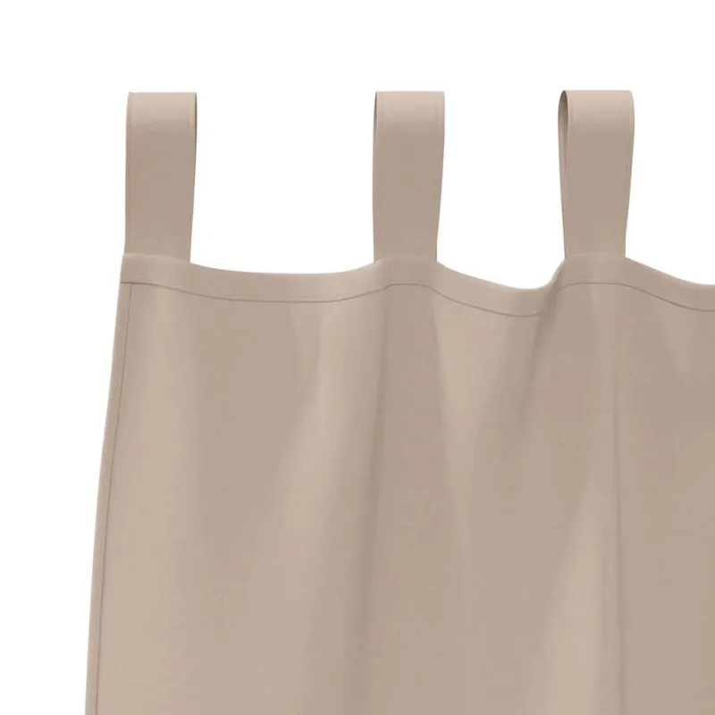 Užuolaidos su žiedais, blokuojančios šviesą 2 pcs Taupe