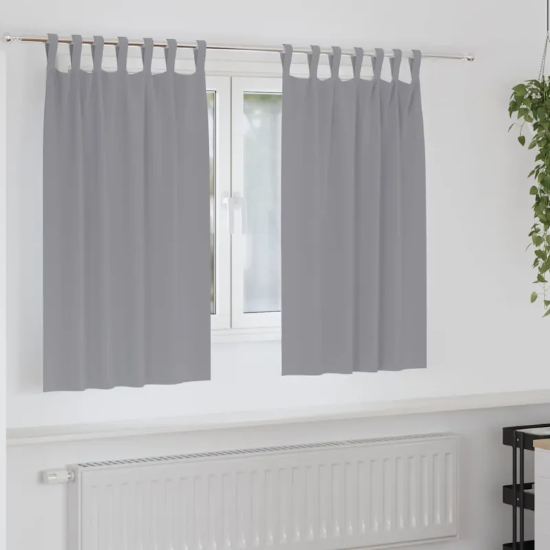 Užuolaidos su žiedais, blokuojančios šviesą 2 pcs