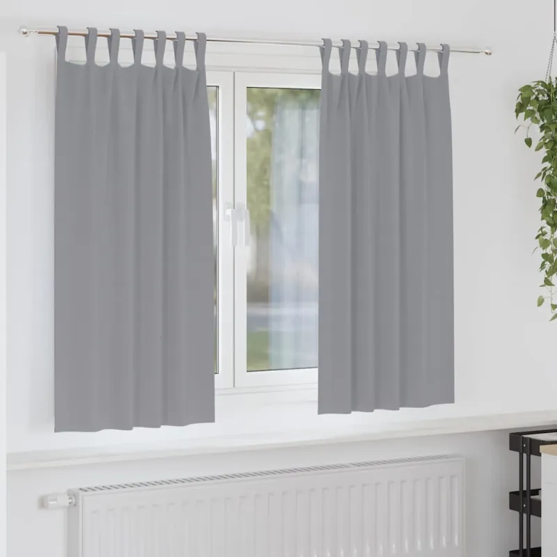 Užuolaidos su žiedais, blokuojančios šviesą 2 pcs