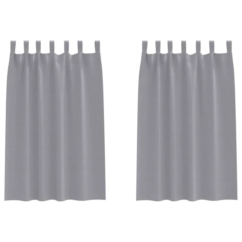 Užuolaidos su žiedais, blokuojančios šviesą 2 pcs