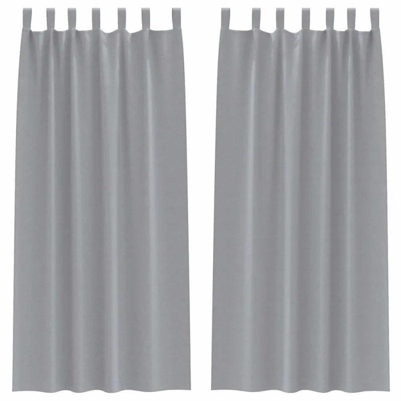 Užuolaidos su žiedais, blokuojančios šviesą 2 pcs
