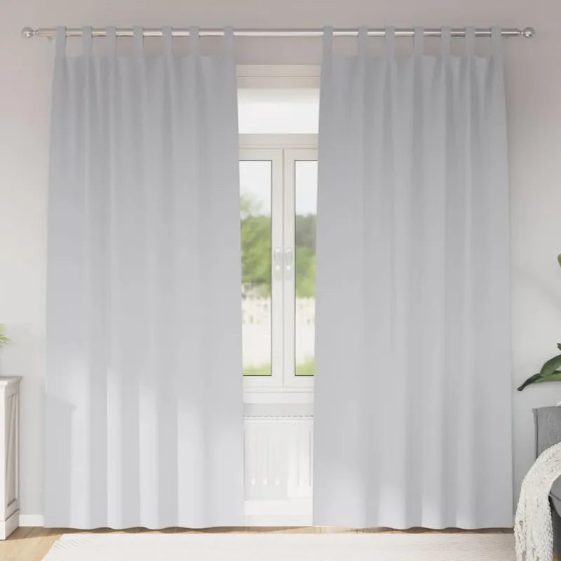 Užuolaidos su žiedais, blokuojančios šviesą 2 pcs