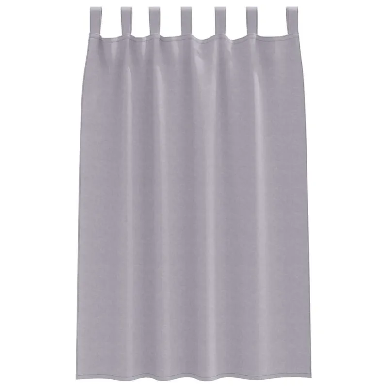 Užuolaidos su žiedais, blokuojančios šviesą 2 pcs Metalo pilka