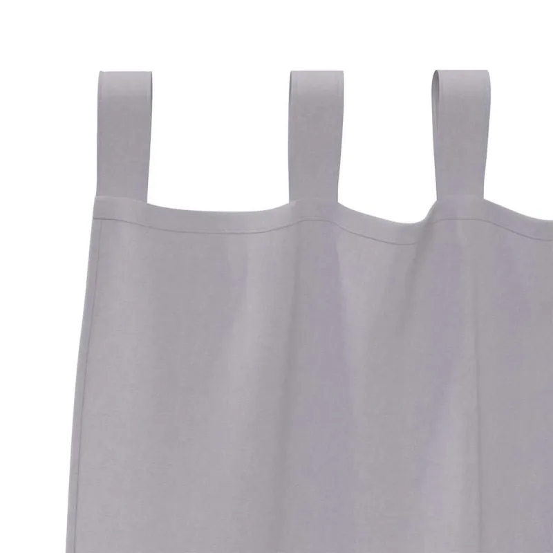 Užuolaidos su žiedais, blokuojančios šviesą 2 pcs Metalo pilka