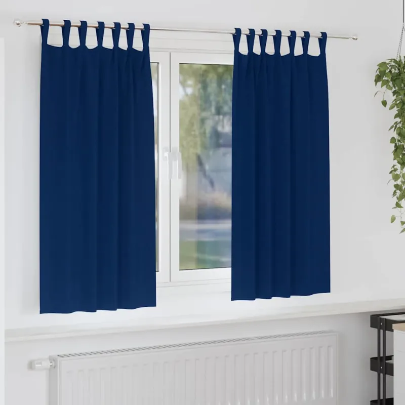Užuolaidos su žiedais, blokuojančios šviesą 2 pcs