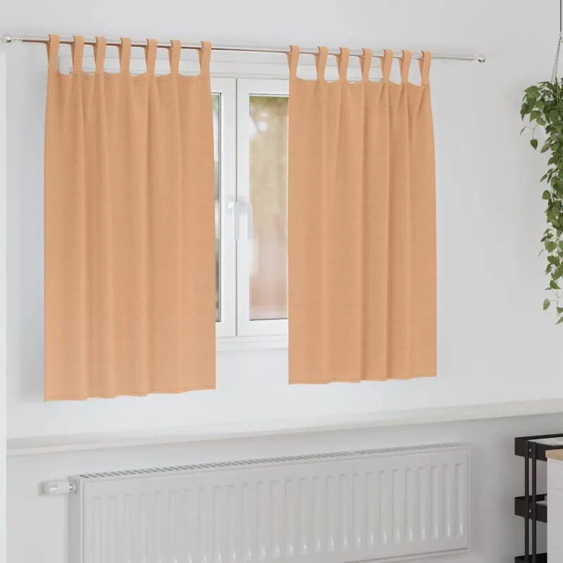 Užuolaidos su žiedais, blokuojančios šviesą 2 pcs