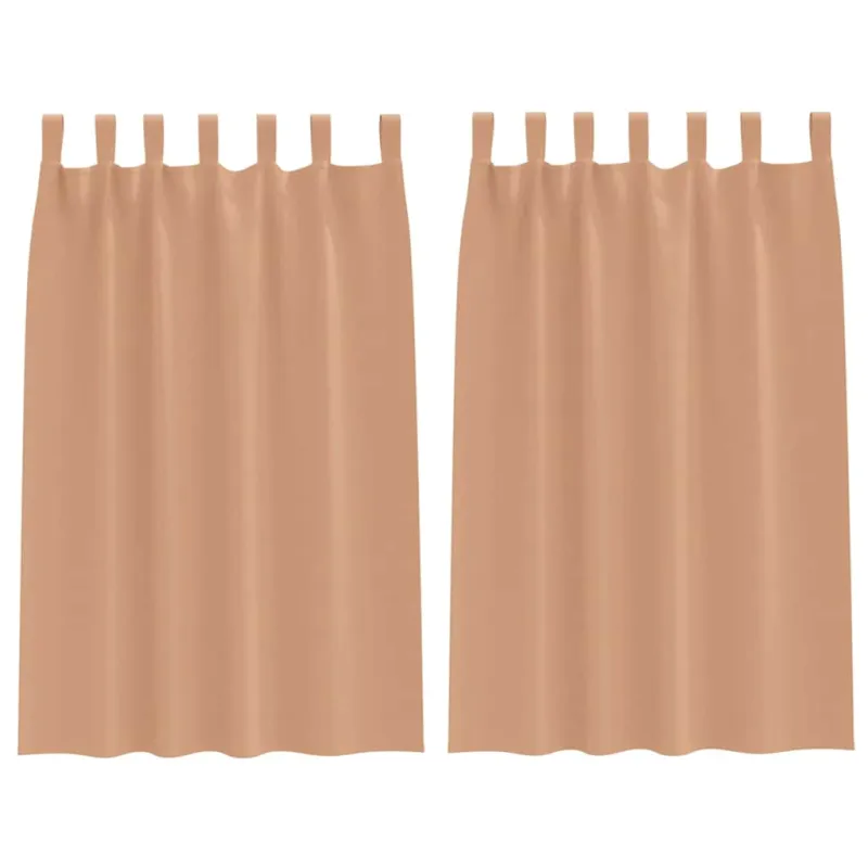 Užuolaidos su žiedais, blokuojančios šviesą 2 pcs