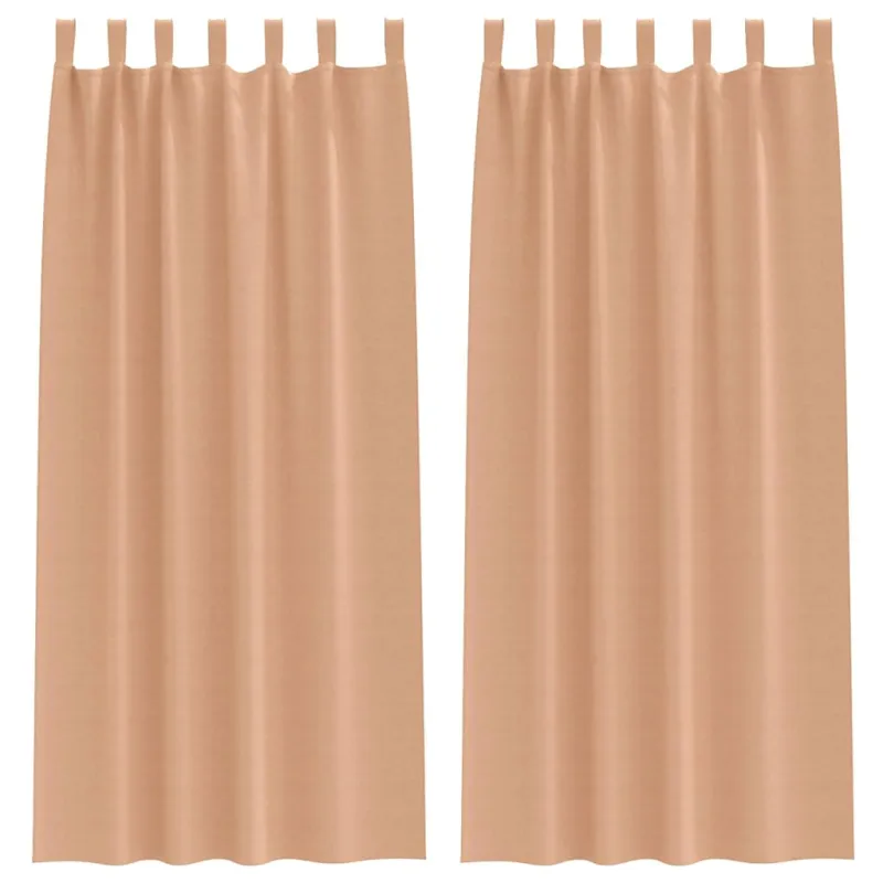 Užuolaidos su žiedais, blokuojančios šviesą 2 pcs